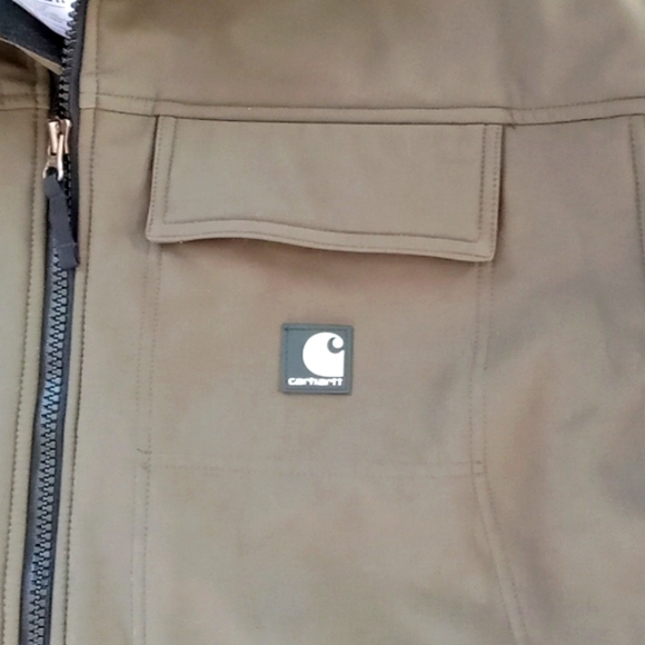 Carhartt Olive Soft Shell Traditional Jacket J176 - Picture 4 of 10